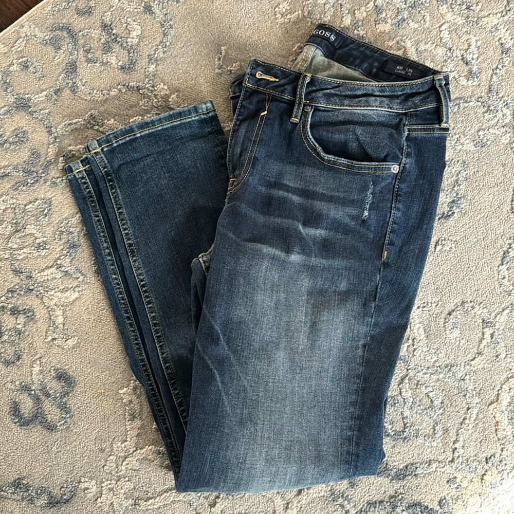 Vigoss Dark Wash Distressed Jeans